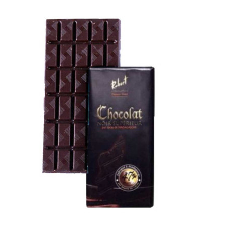 CHOCOLATERIE ROBERT Tablette de Chocolat Noir 47% 75g Antananarivo Madagascar