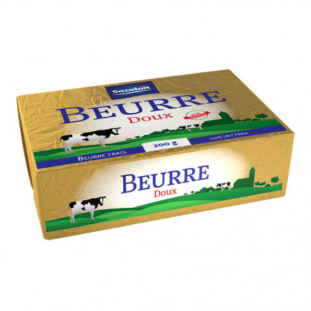Beurre doux Socolait 200g