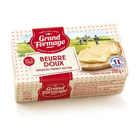 GRAND FERMAGE Beurre doux plaquette 200g Antananarivo Madagascar