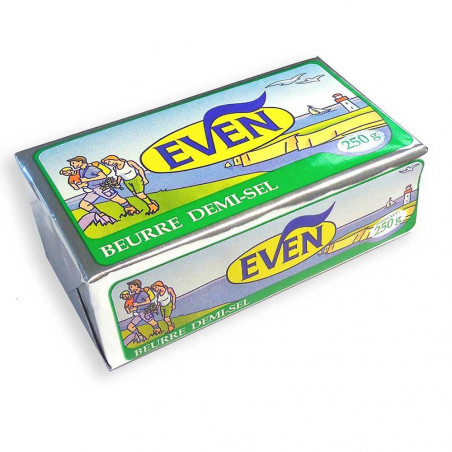 Beurre plaquette demi-sel 200g