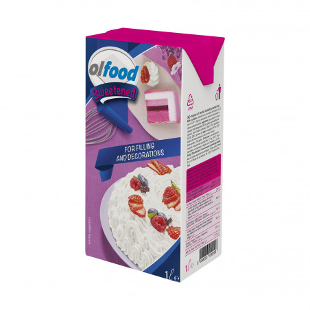 Crème liquide végétale sucrée 1L