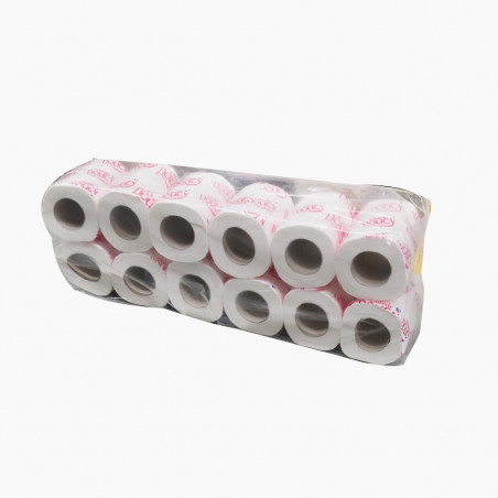 Papier toilette blanc paquet de 12 rouleaux