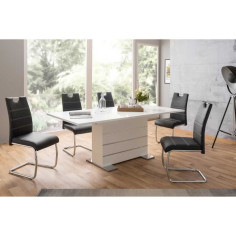 Table extensible 6-8 personnes - Rectangulaire - Panneaux de particules - Mantova - B Table extensible 6-8 personnes - Rectangulaire - Panneaux de particules - Mantova - B