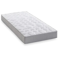 Matelas 90x190 cm - 330 Ressorts ensachés - 5 zones de confort - 19 cm - Ferme - DEKO