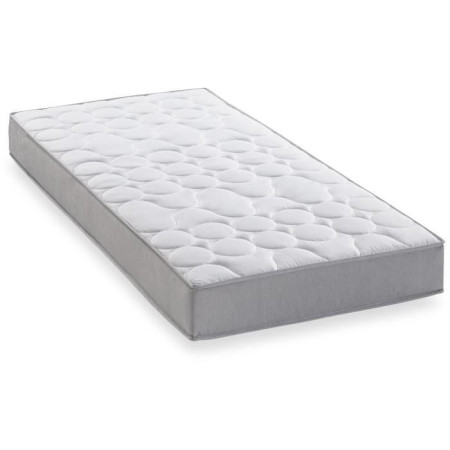 Matelas 90x190 cm - 330 Ressorts ensachés - 5 zones de confort - 19 cm - Ferme - DEKO