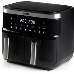 Friteuse a air chaud DOMO - DO537FR - 2 x 4 L - 85° a 200° - 8 programmes automatique