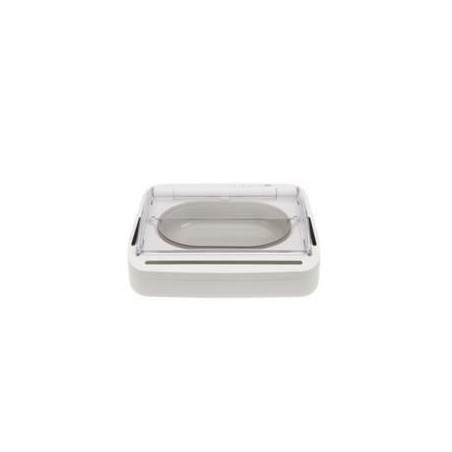 SUREFEED Distributeur de nourriture automatique pour chat anti-odeur - Blanc (Livré avec un bol simple)