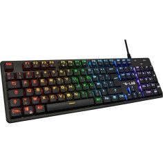 Clavier Gamer - The G-Lab - KEYZ PLATINIUM - Mécanique (Switch Rouge) - Ultra Low Pro