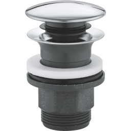 Bonde clic clac - GROHE - Diametre serrage vasque 63 mm - Matiere métal - Chrome - Po