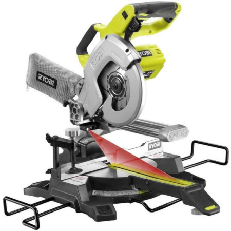 RYOBI - Scie a onglets radiale 216 mm 18V ONE+ - capacité 70 x 270 mm a 90° - guidage