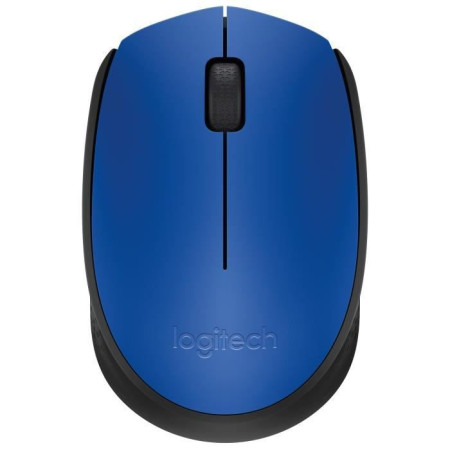 LOGITECH - Souris sans fil ambidextre M171 - Bleu