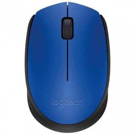 LOGITECH - Souris sans fil ambidextre M171 - Bleu