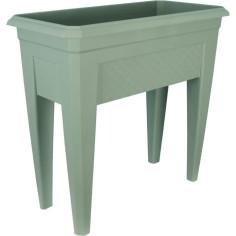 Bac a fleurs IZIGARDEN 60 cm - 50% recyclé - Vert argile Bac a fleurs IZIGARDEN 60 cm - 50% recyclé - Vert argile
