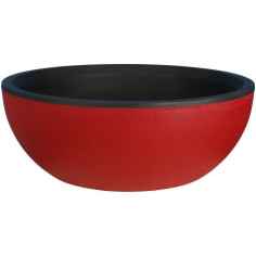 RIVIERA - Coupe pot de fleurs - granit D40 - rouge RIVIERA - Coupe pot de fleurs - granit D40 - rouge