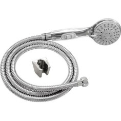 Pommeau de douche ROUSSEAU Combiné Flexible 3JETS STOP' O chromé Pommeau de douche ROUSSEAU Combiné Flexible 3JETS STOP' O chromé