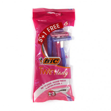Rasoir 2 Twin lady 5+1 pièces