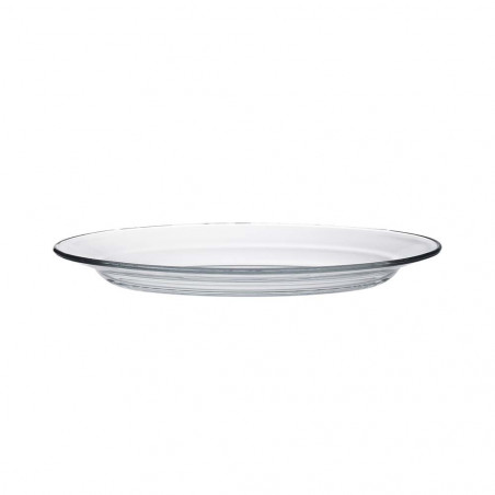 Plat ovale Lys transparent 31cm