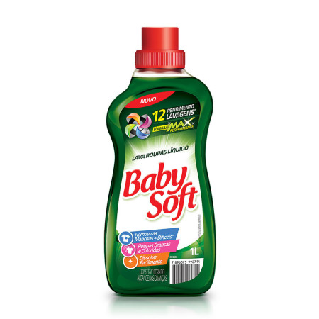 BABY SOFT Lessive liquide 12 lavages vert 1L Antananarivo Madagascar