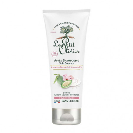 Après-shampoing douceur amande douce et crème de riz 200ml