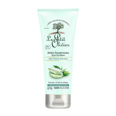LE PETIT OLIVIER Après-shampoing purifiant aloe vera & thé vert 200ml Antananarivo Madagascar