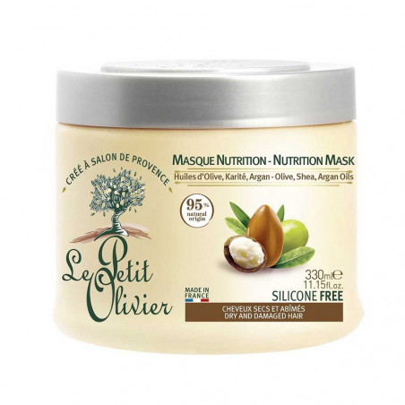 Masque nutrition huiles d'olive karité et argan 330ml