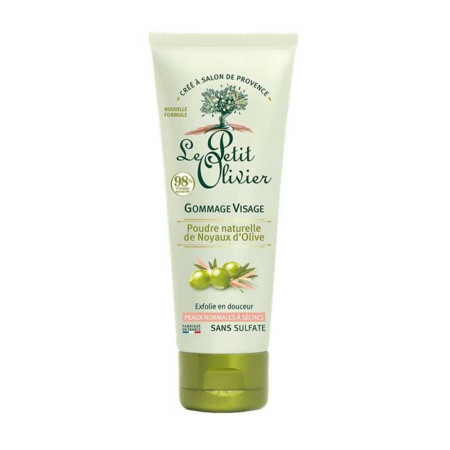 LE PETIT OLIVIER Gommage visage poudre de noyaux d'olive 75ml Antananarivo Madagascar