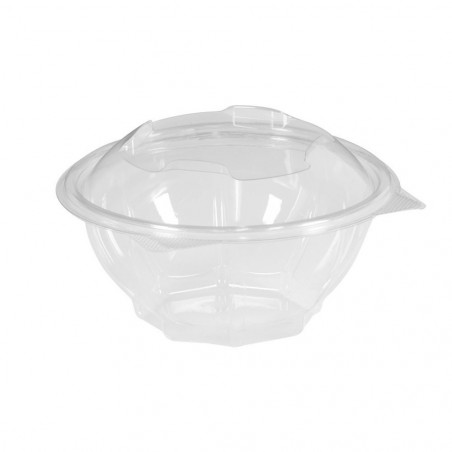Bol à Salade transparent avec Couvercle Pet 1L 50 pièces