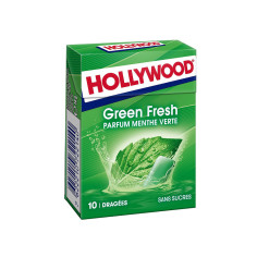 HOLLYWOOD Chewing-gum sans sucres green fresh 10 pièces Antananarivo Madagascar