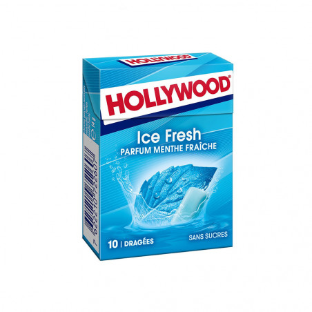 Chewing-gum sans sucres ice fresh 10 pièces
