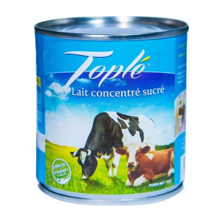 TOPLE Lait concentré sucré 380g Antananarivo Madagascar