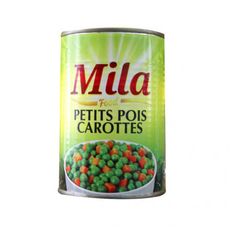 Petits pois carottes 400g