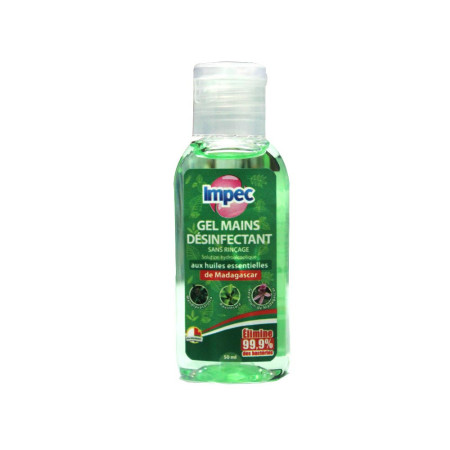 IMPEC Gel mains désinfectant huiles essentielles 50ml Antananarivo Madagascar