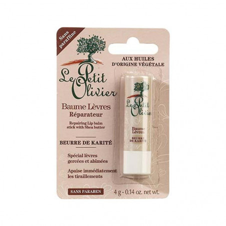 Baume lèvres réparateur-huile de karité 4g