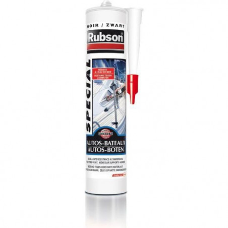 Mastic - RUBSON - Special Materials Auto-Bateaux - Noir - Cartouche de 280ml