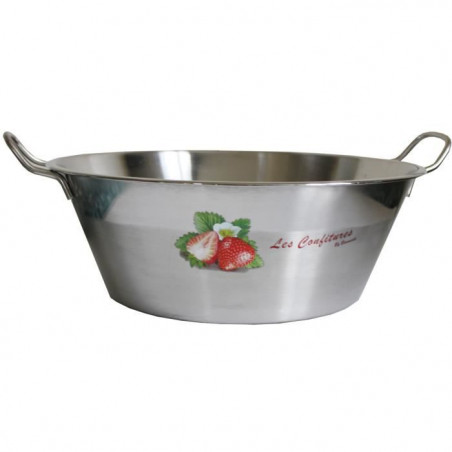 Bassine a confiture - BAUMALU - 340678 - 38 cm - Décorée