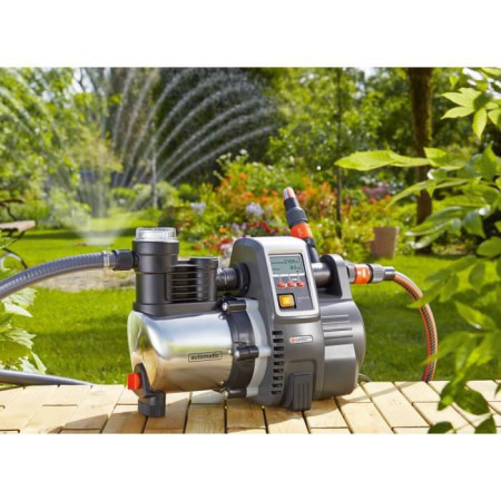 GARDENA Pompe auto. maison et jardin 6000/5E LCD Premium 1300W Débit 6000l/h & pres