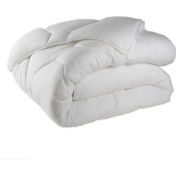 Couette tempérée 350gr/m² antiacariens LOVELY HOME - 220 x 240 cm - Blanc