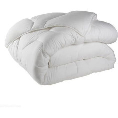 Couette tempérée 350gr/m² antiacariens LOVELY HOME - 220 x 240 cm - Blanc