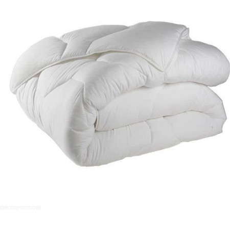 Couette tempérée 350gr/m² antiacariens LOVELY HOME - 220 x 240 cm - Blanc
