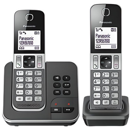 Panasonic KX-TGD322FRG Téléphone sans Fil Répondeur Numérique