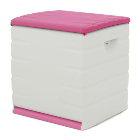 PLASTIKEN Coffre de rangement Space Saver avec roulettes et cadenas - Contenance 190