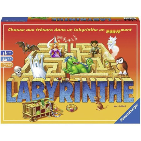 Labyrinthe - Ravensburger - Jeu de société famille - Chasse au trésor dans un labyrin
