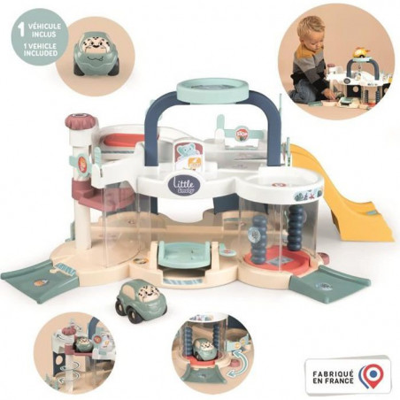 Premier Garage - Little Smoby - 1 Voiture Incluse - Des 18 Mois