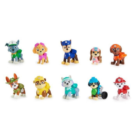 La Pat' Patrouille - Multipack 10 Figurines - 10eme Anniversaire La Pat' Patrouille - Des 3 ans