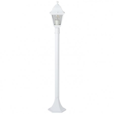 Lampadaire extérieur BRILLIANT NISSIE blanc E27 - 60W