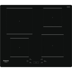 Table de cuisson induction - HOTPOINT - 4 foyers - L60 cm - HQ5660SNE - 7200 W - Reve