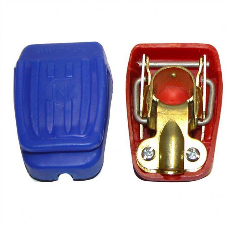 Lot de 2 cosses de batterie - XL TECH - a serrage rapide (+) (-)