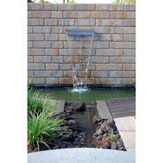 UBBINK Lame d'eau inox avec éclairage Niagara 60