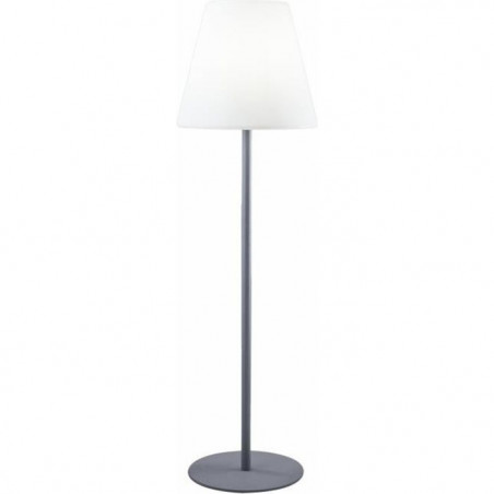 Lampadaire lumineux extérieur - LUMISKY - 150cm - Acier et polyéthylène - Blanc froid