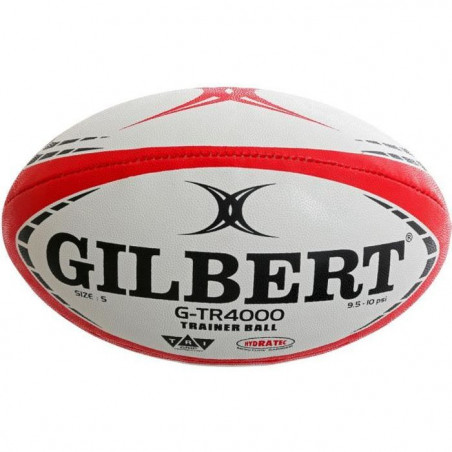 Ballon de rugby d'entrainement - GTR4000 - Rouge - GILBERT - T3 - Lot de 5